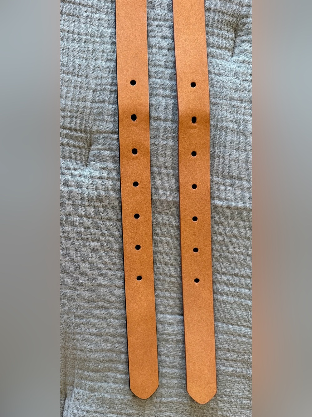 LOFT Belts Set of 2; Tan and Black; Ladies 44” length - Picture 5 of 8